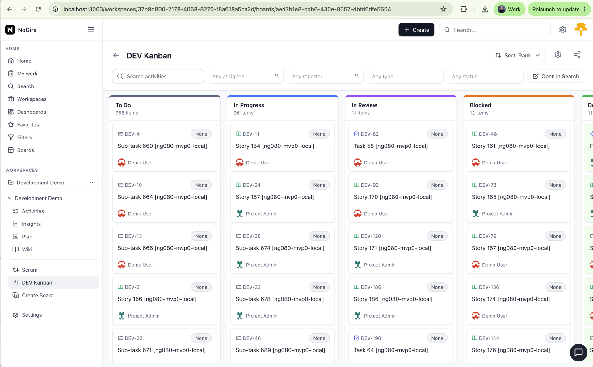Kanban, boards, columns, and workflow mapping